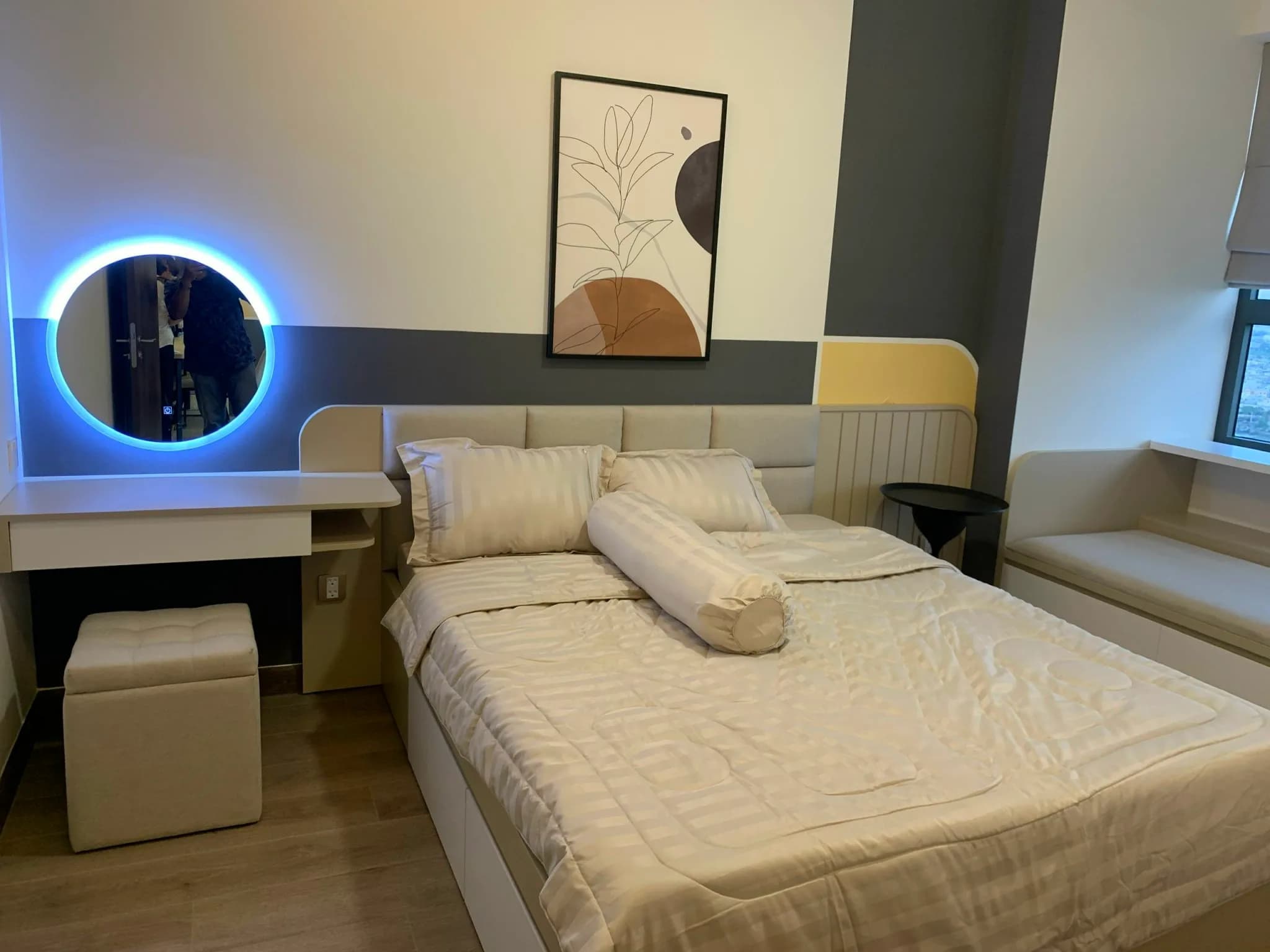 chung cư Boulevard quận 7 1PN 1WC tầng cao view nam hướng sông - 4